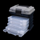 4 Drawer Tackle Box Fishing Baits Lures Tool Shock-resistant Large Storage