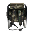 2 in 1 Fishing Stool Tackle Backpack Foldable Seat Camping Hunting Rucksack