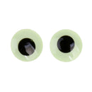 250 pieces 3-D Night Glow Holographic Fish Eyes Fly Tying Jigs Crafts Dolls - 2 Size Available