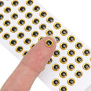 250 pieces 3-D Night Glow Holographic Fish Eyes Fly Tying Jigs Crafts Dolls - 2 Size Available