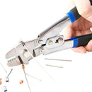 Wire Rope Crimping ( Hand Swage) Tool for Swaging Copper and Aluminum Oval Sleeves and Stop Sleeves with Wire Rope Cutter