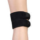 Patella Elastic Knee Brace Fastener Support Guard Gym Sports Knee Cap Balck - One Size Fit All Jumpers Knee Patellar Tendon Support Strap Band
