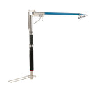 Stainless Steel Retractable Automatic Fishing Rod For Sea River Lake Fishing 2.7m Black