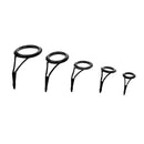 75Pcs Fishing Rod Guide Tip Repair Kit Set DIY Eye Rings Different Size Stainless Steel Frames with Box