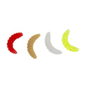 100 Pieces High Quality Soft Plastic Fishing Lures Artificial Baits Maggots Worms Fish Tackle Toy