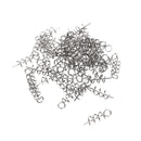 50 Pieces Soft Worm Lure Baits Hook Pin Spring Fixed Lock Fishing Screw Needle