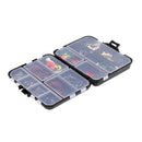 128pieces Assorted Fishing Tackles Set Including Swivels/Lures Baits/Jig Head Hooks Case Kit for Saltwater and Freshwater