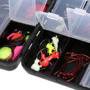 128pieces Assorted Fishing Tackles Set Including Swivels/Lures Baits/Jig Head Hooks Case Kit for Saltwater and Freshwater