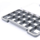 Ultra Thin Slim Magnet Fly Fishing Flies Box 18 Windows Hook Trout Clear