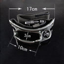 Fishing Waist Gimbal Fighting Harness Belt Jigging Rod Holder 2 Ways to Hold