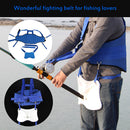 Foam Pad Back Shoulder Harness Fighting Belt Waist Gimbal Fishing Rod Holder