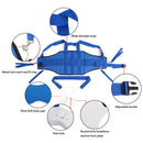 Foam Pad Back Shoulder Harness Fighting Belt Waist Gimbal Fishing Rod Holder