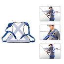 Adjustable Strap Mesh Fishing Back Harness for Stand Up Offshore Fishing