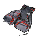 Unisex Fishing Vest Multi-Pocket Mesh Waistcoat Photography Sports Backpack