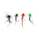 Pack of 96pcs Colorful Assortment Dry Fly Bass Salmon Trout Fishing Flies