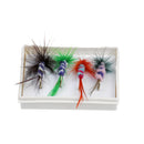 Pack of 96pcs Colorful Assortment Dry Fly Bass Salmon Trout Fishing Flies