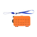 2 Compartment Fishing Storage Box Earthworm Worm Bait Lure Case with Lanyard
