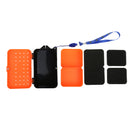 2 Compartment Fishing Storage Box Earthworm Worm Bait Lure Case with Lanyard