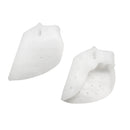 2Pcs 3-Holes Gel Toe Separator Hallux Valgus Corrector with Forefoot Cushion