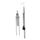 Stainless Steel Dual Telescoping Fishing Pole Hand Rod Holder Stand Bracket