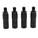 4 Pieces Aluminum Alloy Quick Release Adapter Connector Carp Fishing Rod Bite Alarm Rod Holder Connector Carp Fishing Accessory