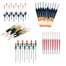 10Pcs/Set 10g Fishing Paulownia Wood Fishing Tackle Floats Bobbers