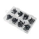 80 Pieces Fishing Rod Guide Set Tip Repair Kit Ring Circle Stainless Steel Fishing Rod Accessories Repair Tool 8 Size