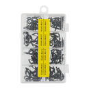 80 Pieces Fishing Rod Guide Set Tip Repair Kit Ring Circle Stainless Steel Fishing Rod Accessories Repair Tool 8 Size