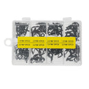 80 Pieces Fishing Rod Guide Set Tip Repair Kit Ring Circle Stainless Steel Fishing Rod Accessories Repair Tool 8 Size