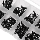 80 Pieces Fishing Rod Guide Set Tip Repair Kit Ring Circle Stainless Steel Fishing Rod Accessories Repair Tool 8 Size