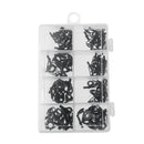80 Pieces Fishing Rod Guide Set Tip Repair Kit Ring Circle Stainless Steel Fishing Rod Accessories Repair Tool 8 Size