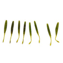 Lot 8 Piece 90mm PVC Soft Worm Bass Lures Bait Swimbait Fishing Tackle Lure Saltwater Freshwater 4.5g
