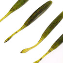 Lot 8 Piece 90mm PVC Soft Worm Bass Lures Bait Swimbait Fishing Tackle Lure Saltwater Freshwater 4.5g