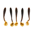 5Piece Lifelike Soft Long Fishing Lure Swimbaits Worm Artificial T Tail Bait Fishing Tackle 122mm