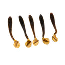5Piece Lifelike Soft Long Fishing Lure Swimbaits Worm Artificial T Tail Bait Fishing Tackle 122mm