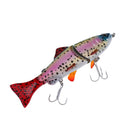 Plastic 3D Eyes Bass Trout Catfish Fishing Lures with VMC Hooks Fishing Equipment Hard Bait