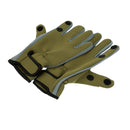 Water Resistant Neoprene Professional Fly Fishing Gloves Anti Slip Rock Fishing Gloves Army Green