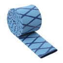 Non Slip Easy Use Textured X-Tube Heat Shrink Tubing Fishing Rod Sports Racquet Grips 22mm Blue