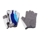 Sweat Wiping Breathable Anti-slip Shockproof Mountain Bike Cycling Sportswear Half Finger Gloves Pair XL