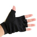 Anti-slip Fishing Hunting Cycling Gloves Waterproof Skidproof Fingerless Outdoor Sports Sun Protection Mitts