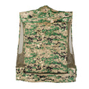 Mens Fashionable Anti-Wrinkle Breathable Multi-Pocket Fishing Camping Hunting Mesh Vest Outdoor Photography Jacket Camo 2XL
