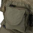 Mens Fashionable Anti-Wrinkle Breathable Multi-Pocket Fishing Camping Hunting Mesh Vest Outdoor Photography Jacket XL
