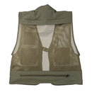 Mens Fashionable Anti-Wrinkle Breathable Multi-Pocket Fishing Camping Hunting Mesh Vest Outdoor Photography Jacket 2XL