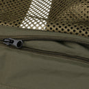 Mens Fashionable Anti-Wrinkle Breathable Multi-Pocket Fishing Camping Hunting Mesh Vest Outdoor Photography Jacket 3XL