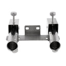2 Rods Holder Rotatable Fishing Fort Pole Rack Stand Rest Tube Insert Base