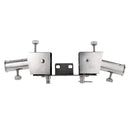 2 Rods Holder Rotatable Fishing Fort Pole Rack Stand Rest Tube Insert Base