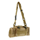 Multifunction Fishing Bag Waist Pack Handbag Shoulder Bag Tackle Storage Tan