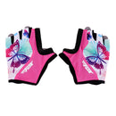 Women Sports Cycling Hiking Mountaineering Gloves Half Finger Shockproof Sports Bicycle Mittens 1 Pair Rose L