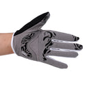 Elastic Wear-Resistant Sweat Wiping Full Finger Cycling Gloves Fitness Breathable Shockproof Mittens 1 Pair Red
