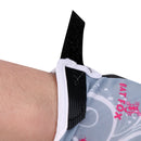 Anti-Slip Elastic Wear-Resistant Sweat Wiping Full Finger Cycling Gloves Fitness Breathable Shockproof Mittens 1 Pair Rose